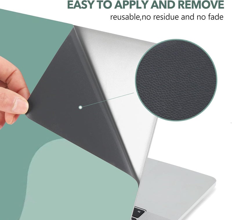 AIMSA Laptop Notebook Skin Sticker Decal, 12/13/13.3/14/15/15.4/15.6 inch Laptop Universal Cover, Scratch Resistant Art Decal Protector, Mint Green Gradient - Image 2